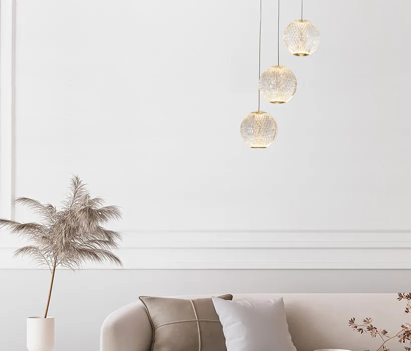 NOVALUCE 9695208 BRILLANTE Többágú Függesztett Lámpa LED IP20