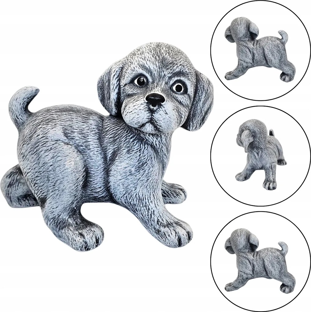 Kerámia Kutya Figura 16 cm Dekoráció