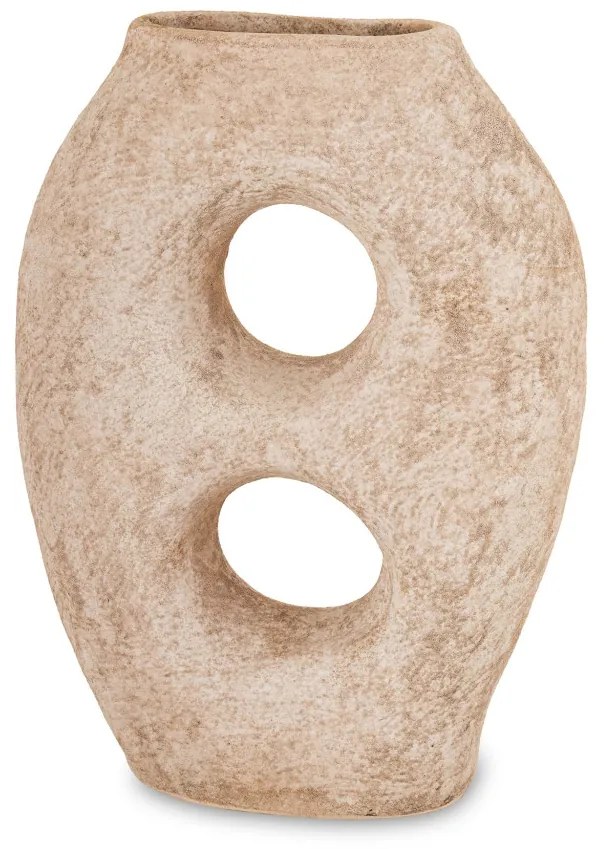 Evora design Váza kerámia barna 28x20,5x8cm