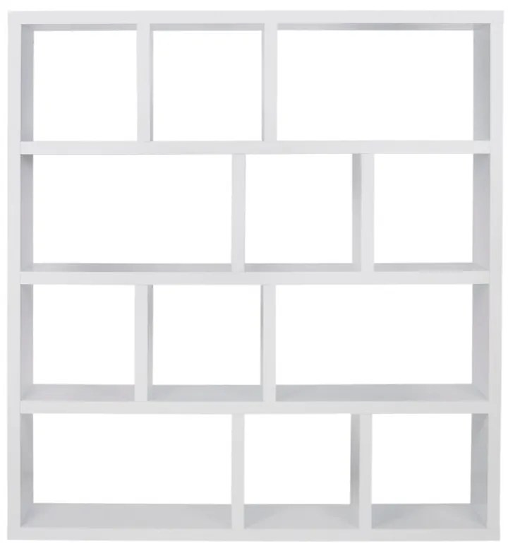 Fehér könyvespolc 150x159 cm Berlin – TemaHome