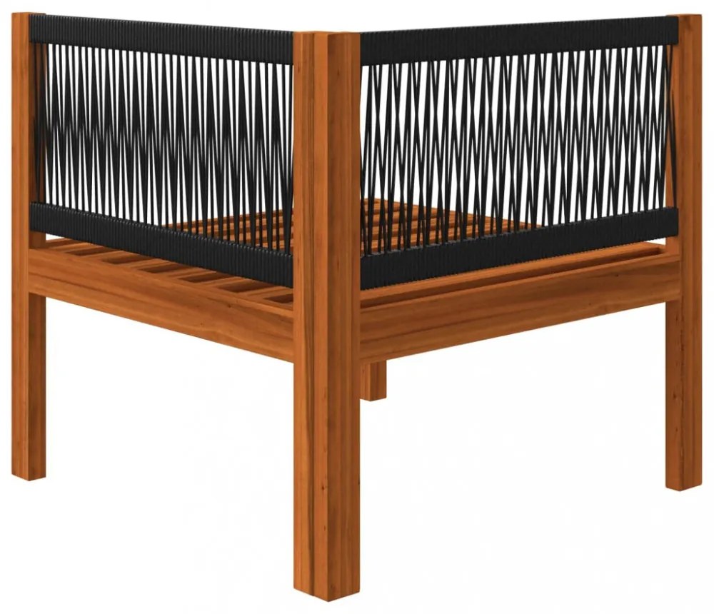 8 darabos kerti pihenőgarnitúra párnákkal, krémszínű, 63 x 63 cm