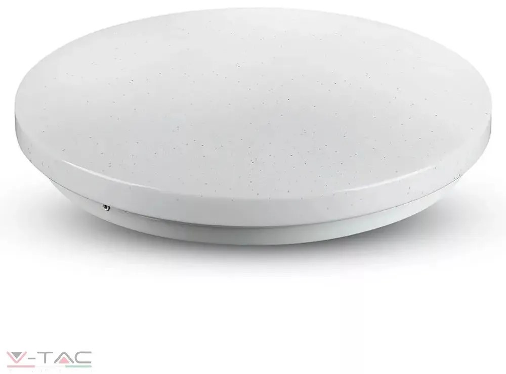 V-TAC 35 Cm LED Mennyezeti Lámpa Csillagokkal 24W, Bling Star Cover 3in1, Változtatható Szín Hideg - Természetes - Meleg Fehér
