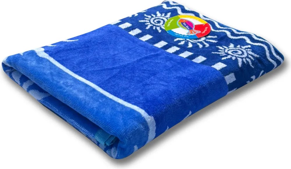 Stromboli kék strandtörölköző