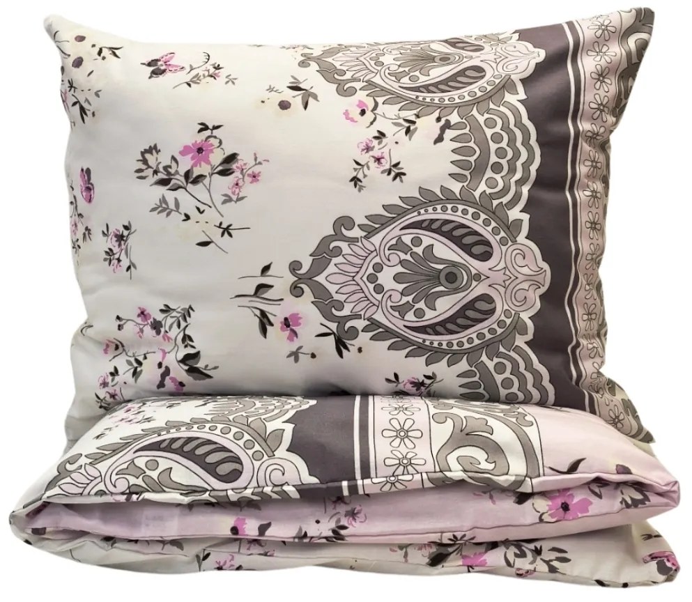 Sofia Lila pamut lepedők 200x140cm+90x70cm TiaHome