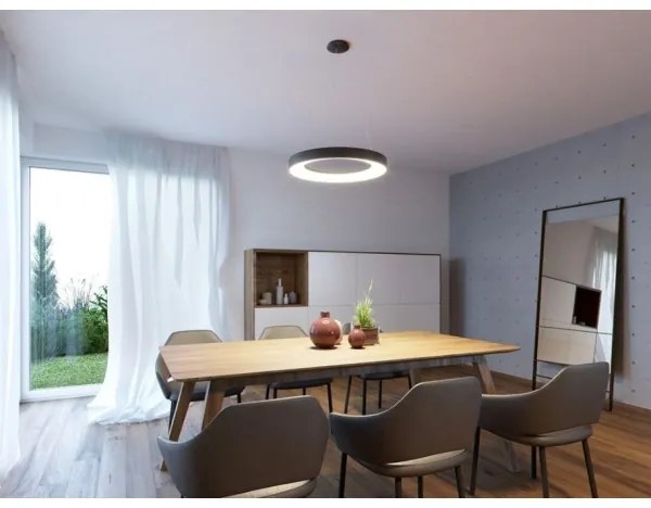 LED2 - LED Csillár zsinóron BELLA LED/50W/230V 3000/4000K fekete