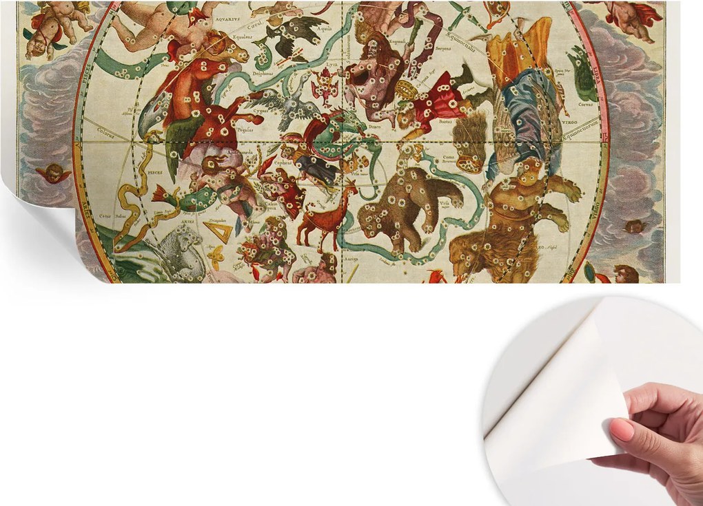 Modern öntapadós fotótapéta Mosható Csillag kompozíciók 250x104 cm