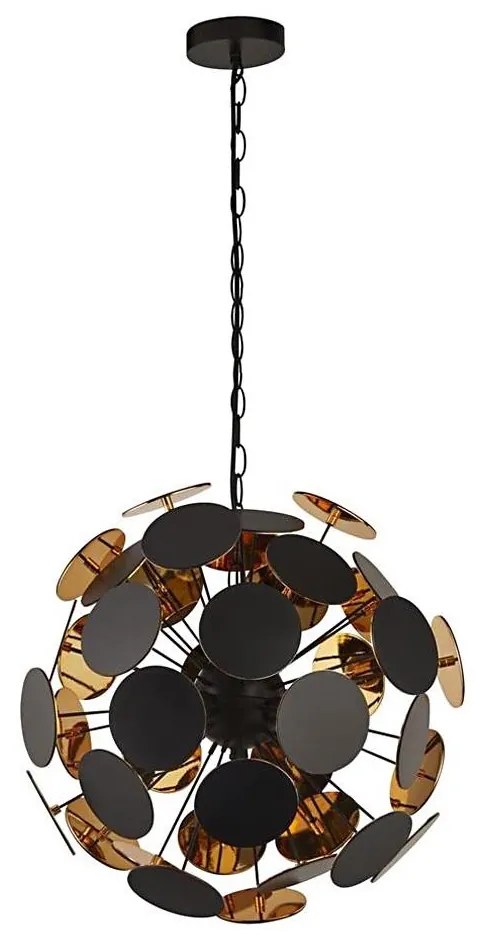 Searchlight 3074-4BG - DISCUS kábelcsillár 4xE14/60W/230V