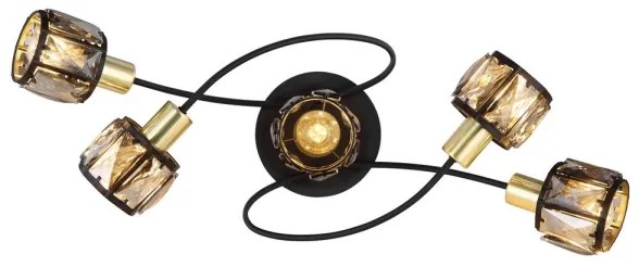 Globo 54357-5B - Felületre szerelhető csillár INDIANA 5xE14/40W/230V