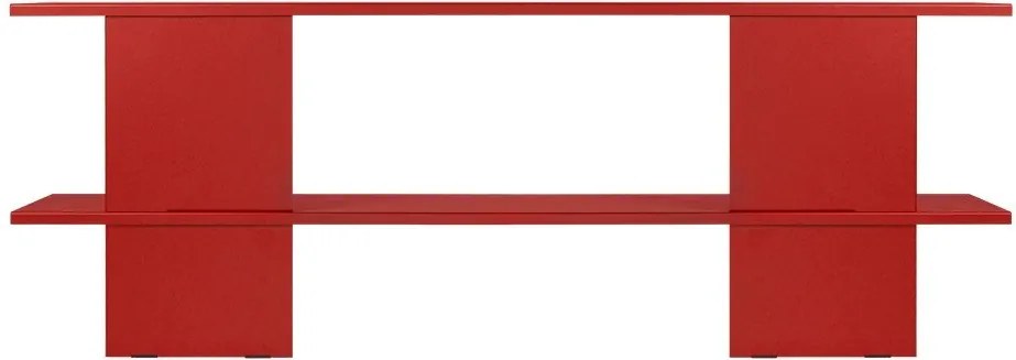 Piros fém polcos állvány 160x57x37 cm Hes – noo.ma