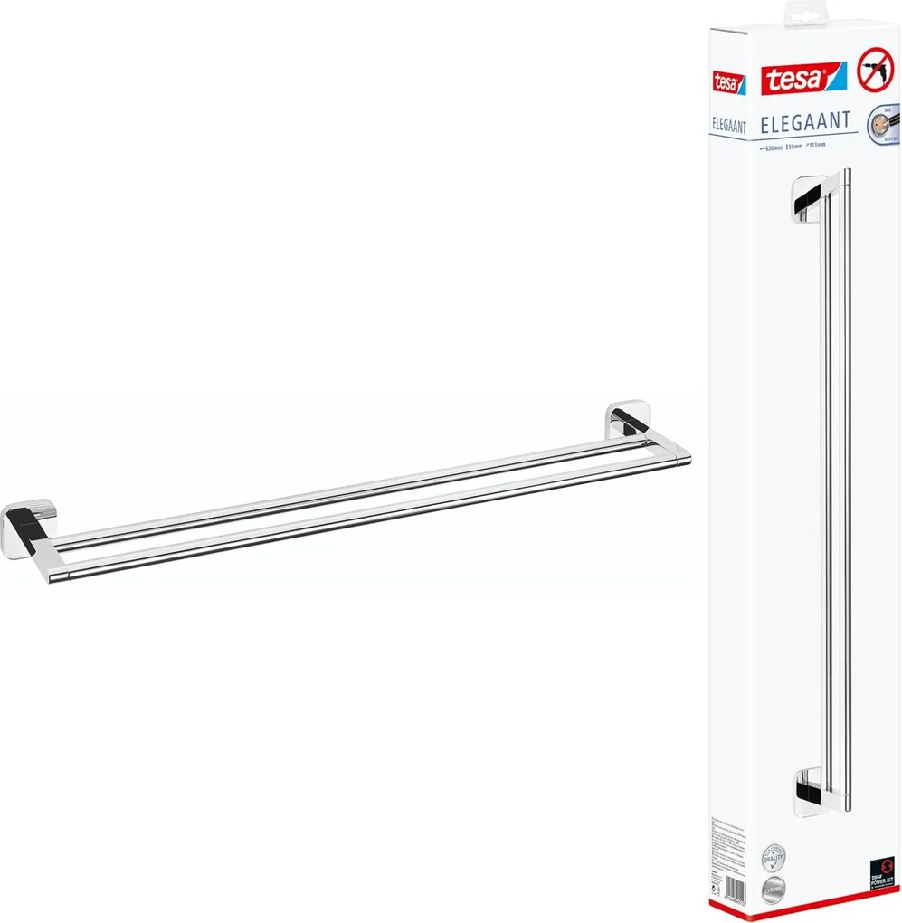Törölközőtartó Fúrás Nélkül tesa dupla