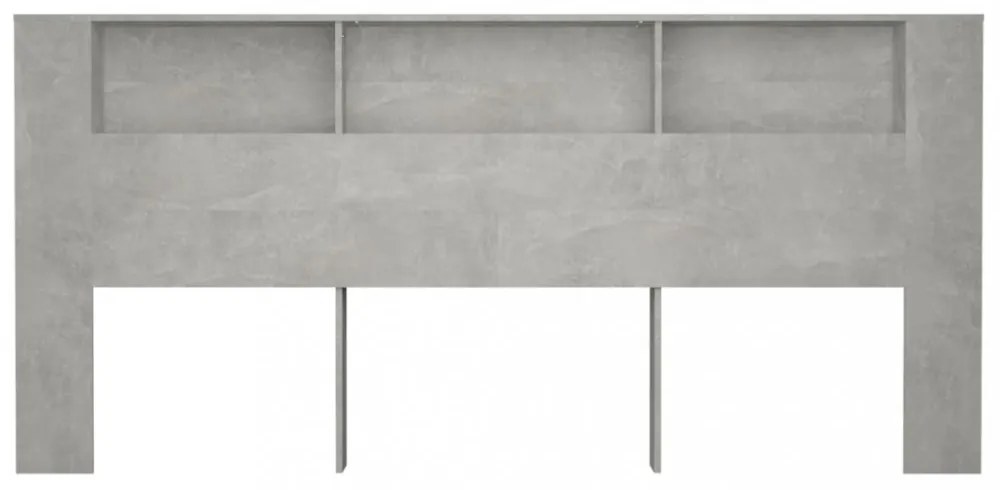 betonszürke áthidaló szekrény 220x18,5x104,5 cm