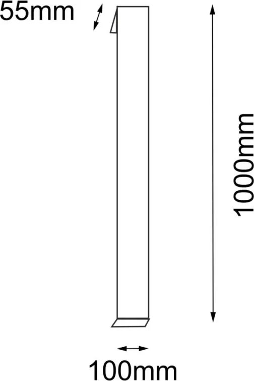 AMPLEX 9924 HIKONE Modern Kültéri Fali Lámpa Antracit LED IP54