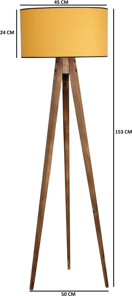 Fa állólámpa, Ø45 cm – TR534LUN2193