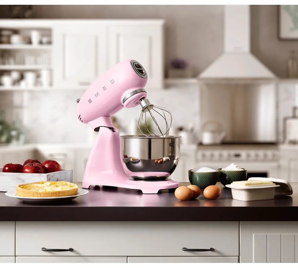 Rózsaszín konyhai robotgép Retro Style – SMEG