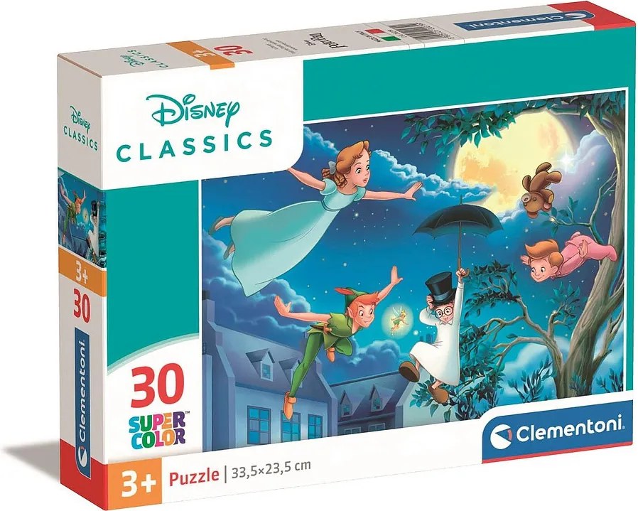 Disney Classics Peter Pan 30 db-os puzzle Clementoni