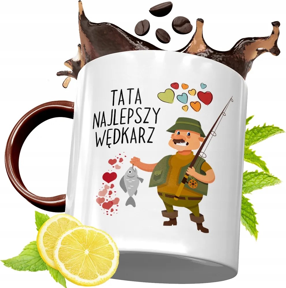 Bordó Bögre Horgászoknak Születésnapra Ajándék fényképes nyomtatással