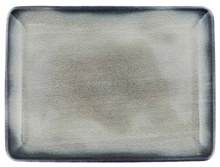 26 részes étkészlet kék/barna/porcelán