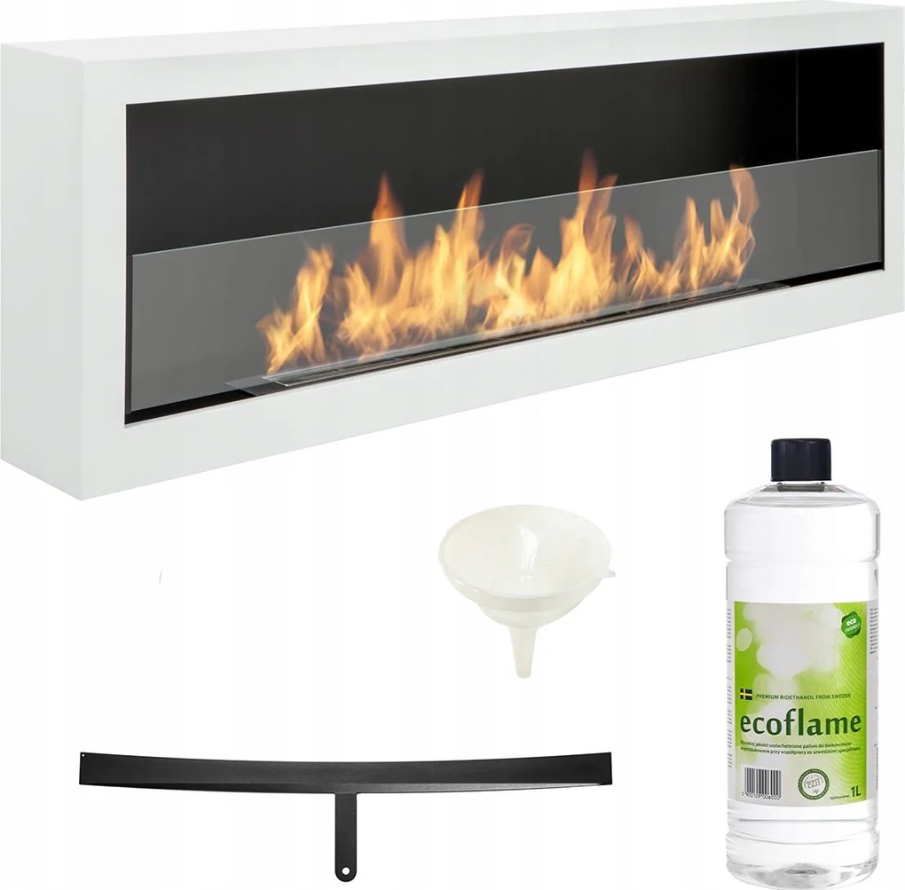 Biokandalló S-Line 3D Box Üveggel 120cm fehér 1200