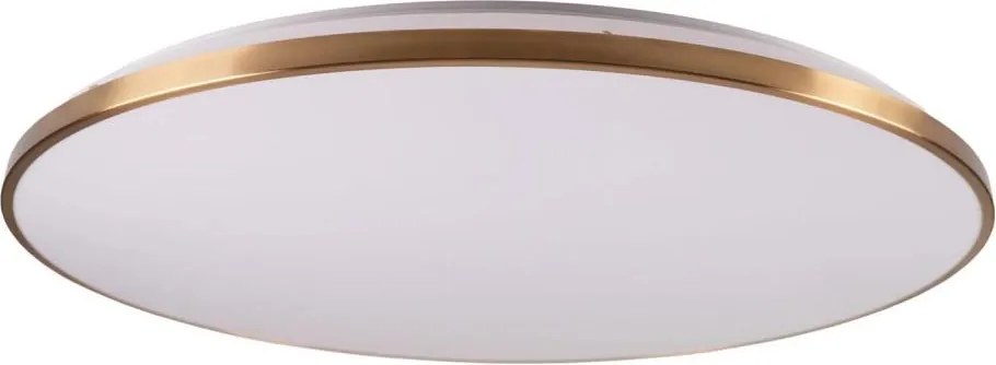 LED dimmelhető mennyezeti lámpa KERN LED/80W/230V, átm. 80 cm, arany + távirányító