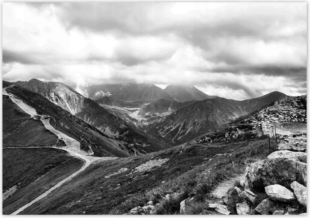 Poszterek 100x70 Tátra Lengyel hegyek Kilátás