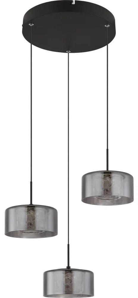 Globo 15634-3 - LED Csillár zsinóron FOGSY 3xLED/8W/230V