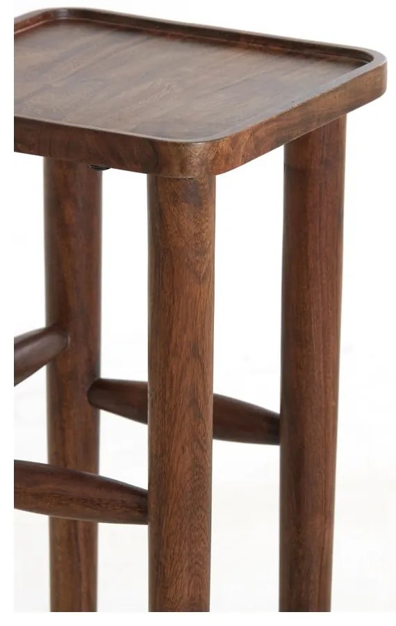 Akácfa tárolóasztal 42x42 cm Qiano – Light &amp; Living