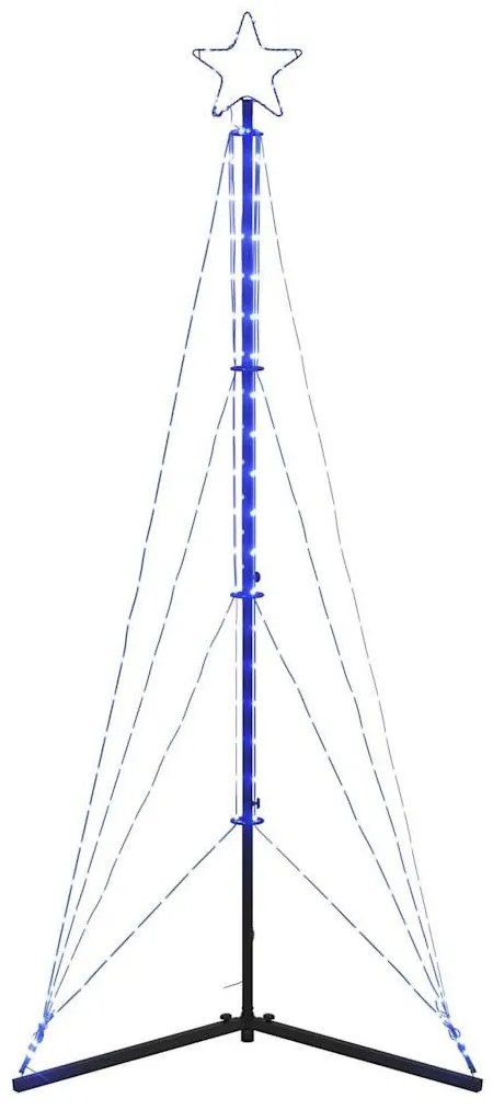 kék LED karácsonyfa 363 LED 182 cm
