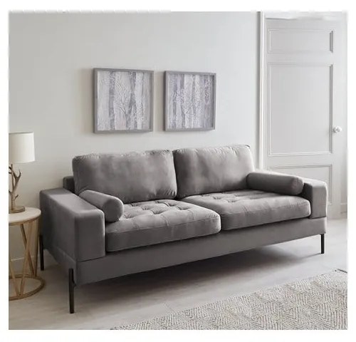 Világosszürke kanapé 200 cm Versailles – Ropez