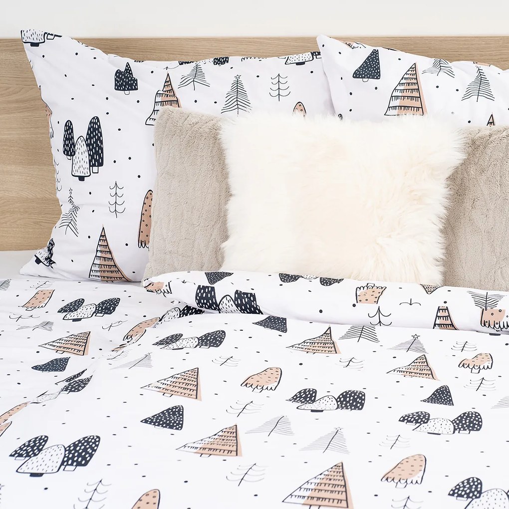 4Home Pamut ágynemű Frugal Winterland, 140 x 200 cm, 70 x 90 cm