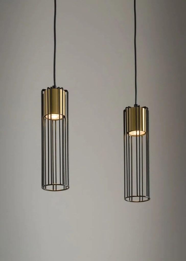 Sigma lighting modern függeszték fobia fekete arany sig33452