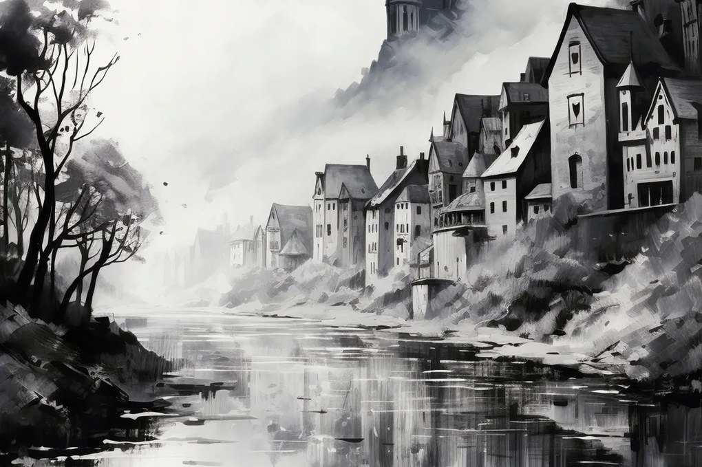 Poszter 60x40cm Ködös Reflex