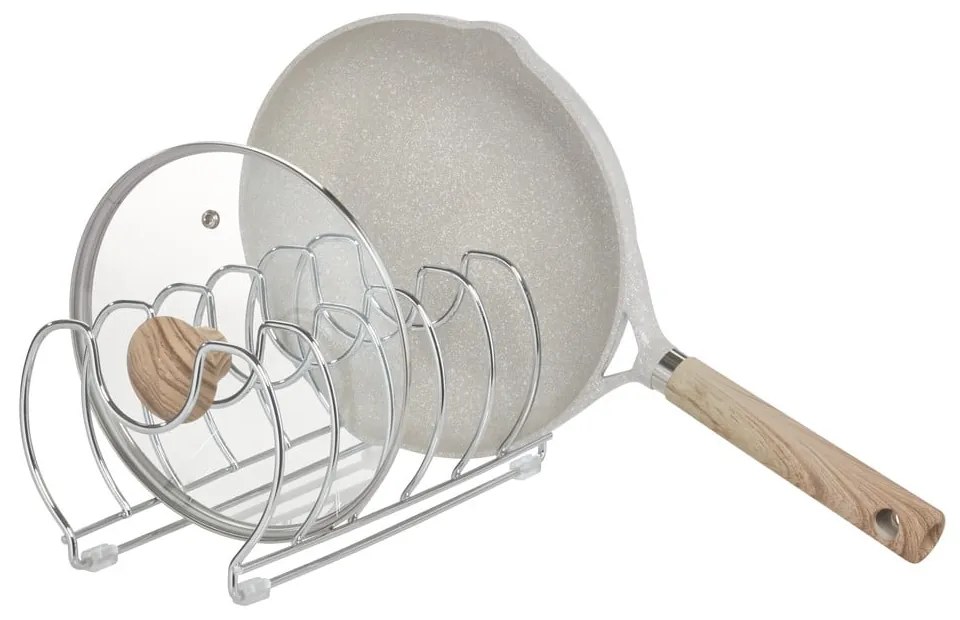 Fedő- és serpenyőtartó állvány Classico – iDesign