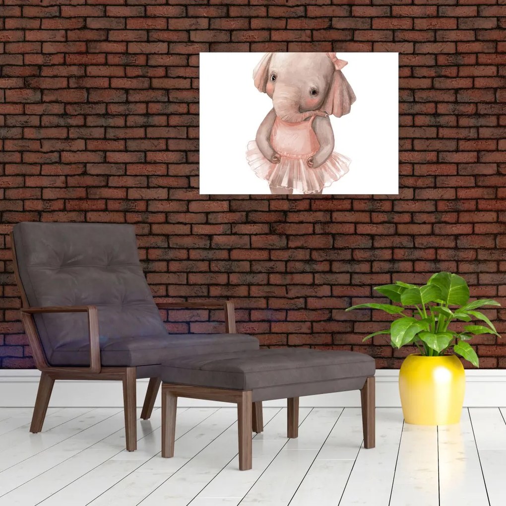 Üveg kép - Akvarell állatka N⁰5 (70x50 cm)
