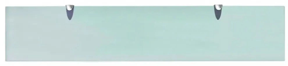 lebegő polc üveg 100x20 cm 8 mm