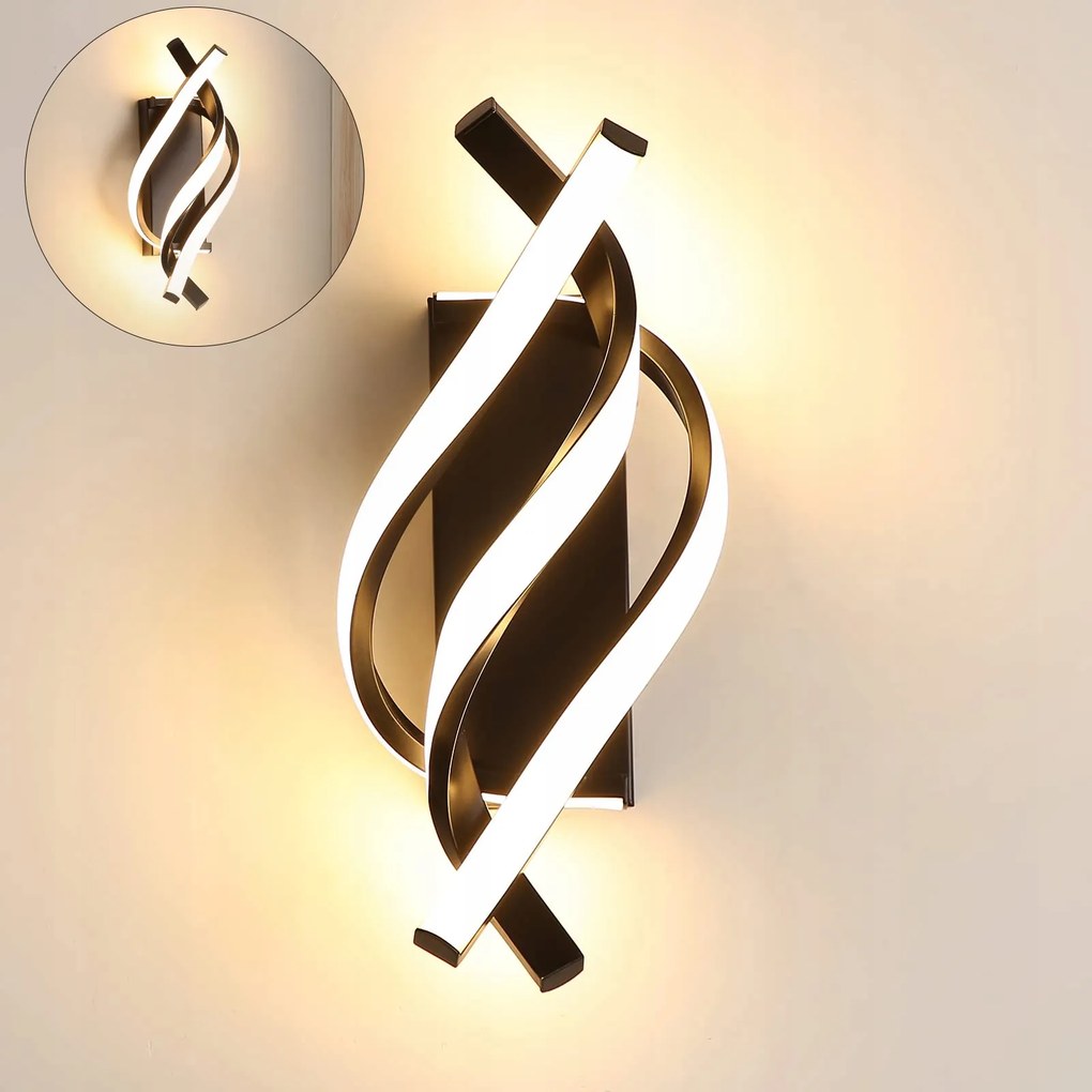 Fali Lámpa Fehér Lineáris Fali Lámpa Led 3000K Modern Nappali 2500LM