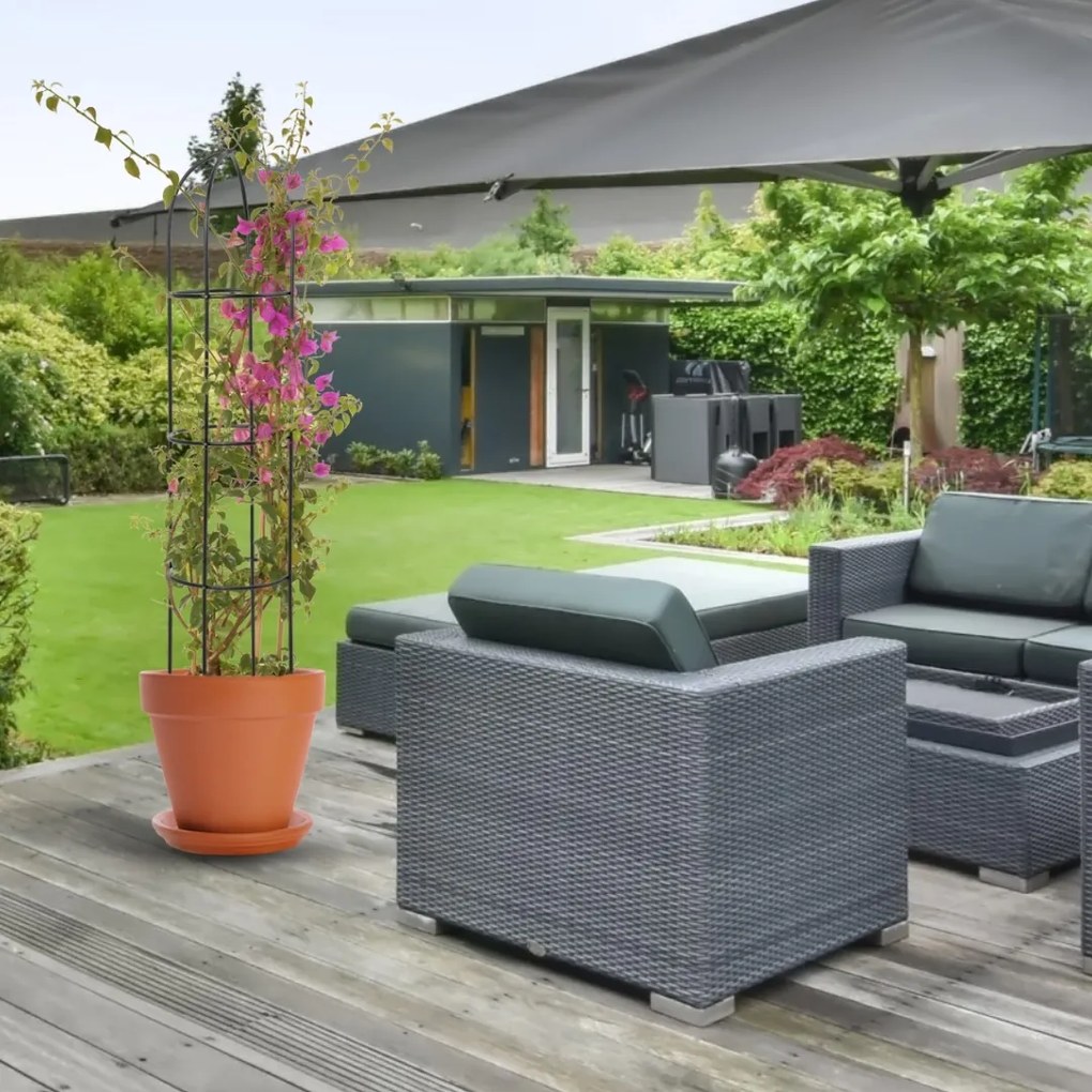 Kúszó virágtartó 200x40 cm Gardebruk