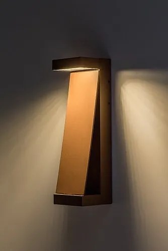 RÁBALUX 77068 BRADU Modern Kültéri Fali Lámpa Barna IP44