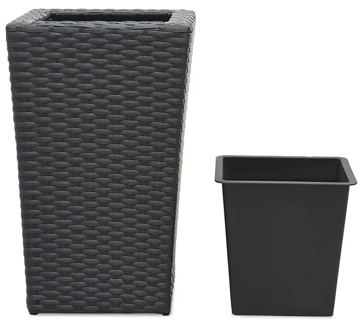 Rose fekete kerti virágtartó - Bonami Essentials