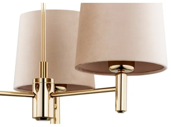 Argon 6109 - Csillár rúdon PONTE 3xE27/15W/230V bézs