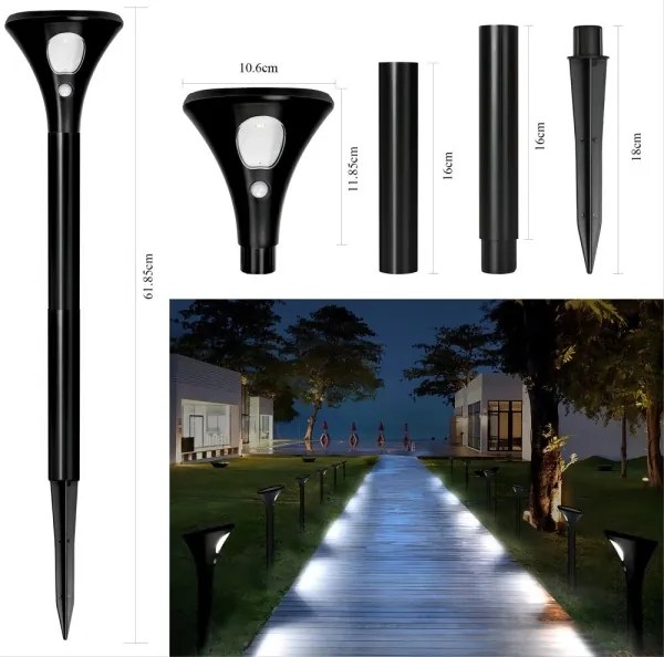 Immax 08502L - LED napelemes lámpa szenzorral LED/1W/3,7V 6000K IP65