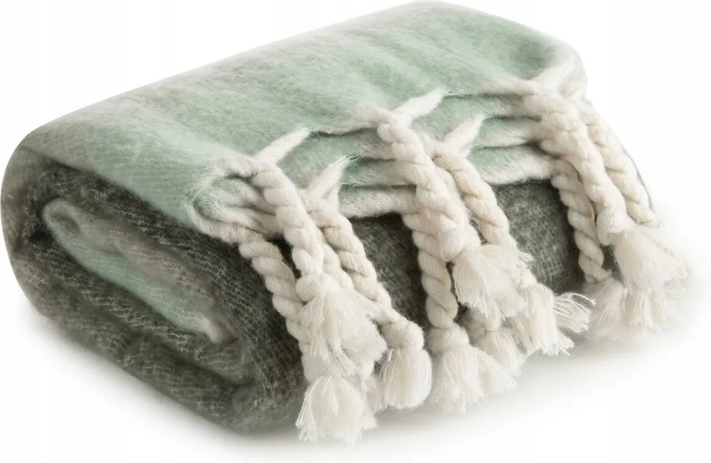 Takaró 130x170 Moher kockás zöld