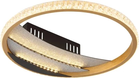 Globo 48493-12 - CONSTANCE LED mennyezeti lámpatest, LED/12W/230V, átm. 29,5 cm, arany