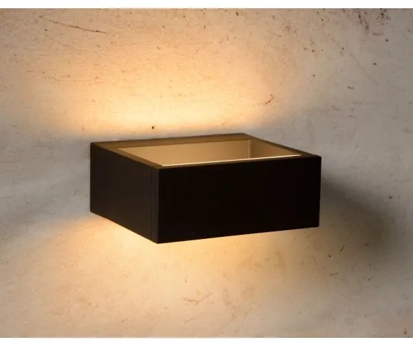 Lucide 28857/06/30 - LED kültéri fali lámpa GOA LED/6W/230V fekete IP54