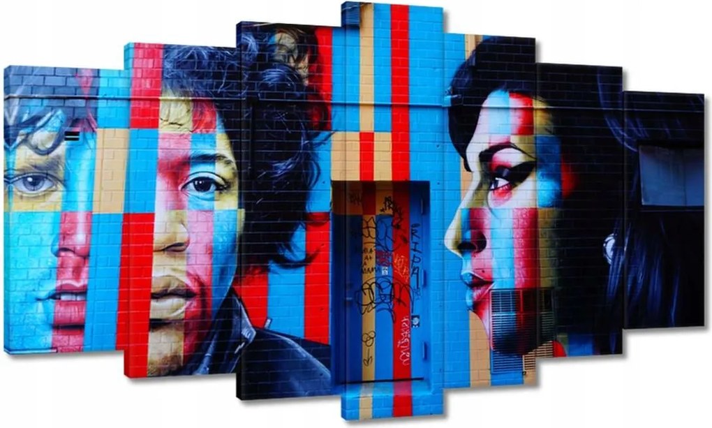 Festmények 140x80 Amy Winehouse Frafiti