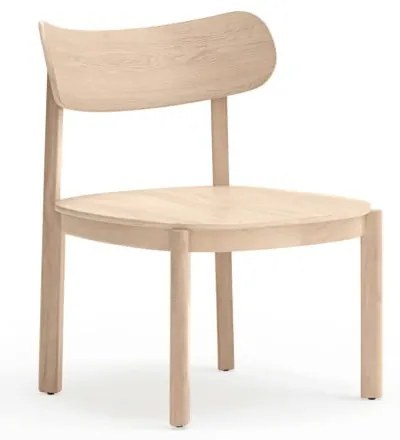 Fotel kőrisfa dekorral Nara - Teulat