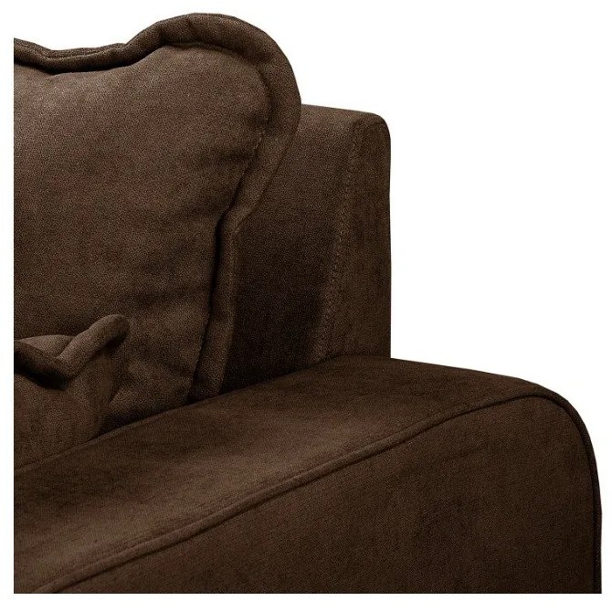 Sötétbarna kanapé 193 cm Beata – Ropez