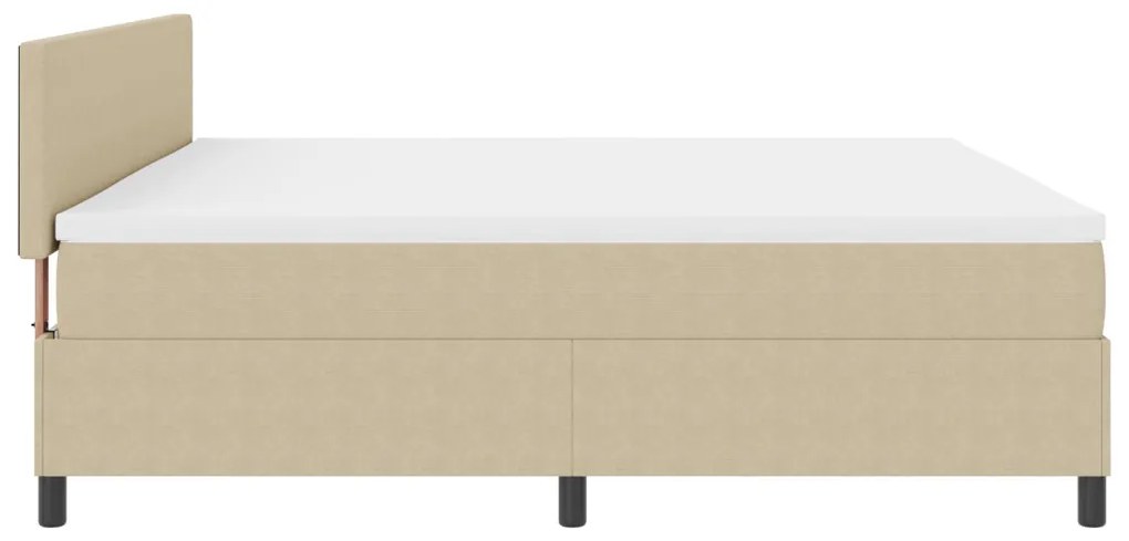 Box Spring Ágy Matraccal &amp; LED Világítással Zöld Szürke 200x200 cm Bársony Szövet
