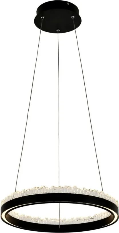 ZUMA LINE PD2304400R-MB REGI Modern Led Függesztett Lámpa Fekete LED IP20