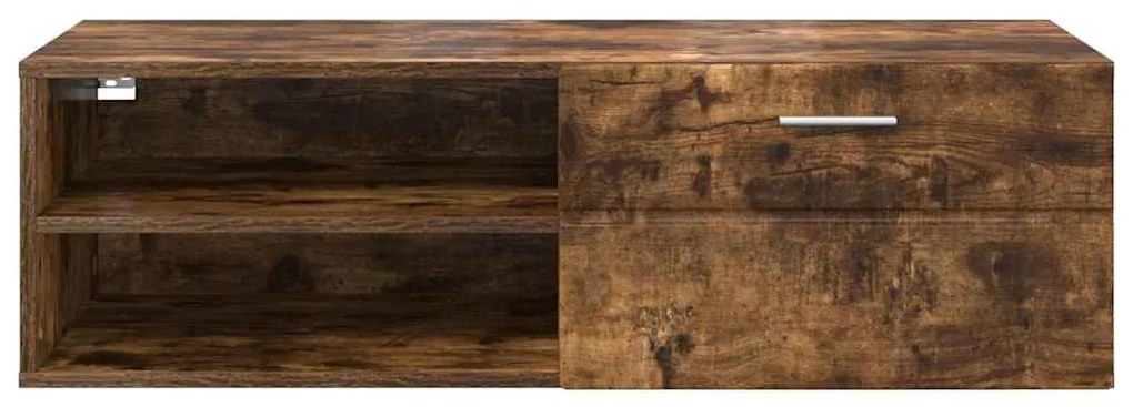 TV szekrény fiókkal Füstölt tölgy 100.5 x 39 x 30 cm Faanyag