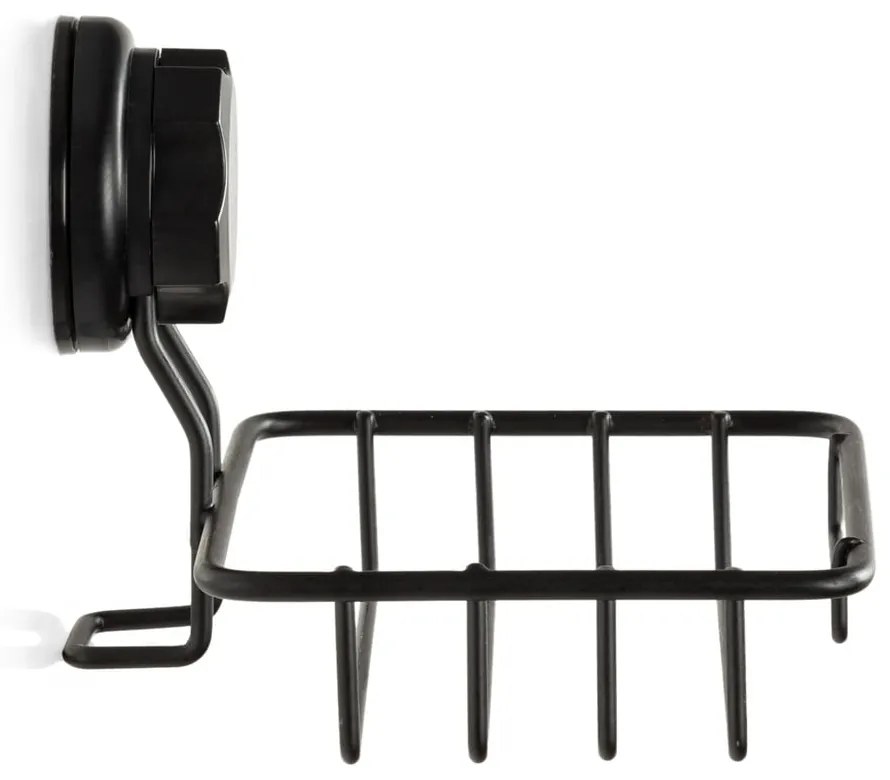 Bestlock Black Soap & Sponge Holder fekete öntapadós fali szappantartó - Compactor